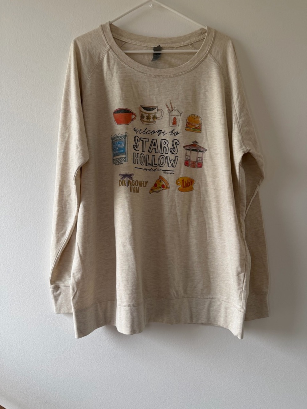 “Welcome to Stars Hollow” Gilmore Girls lightweight sweatshirt